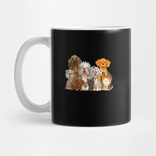 Never Underestimate An Old Lady Who Loves Dogs And Was Born In August Mug